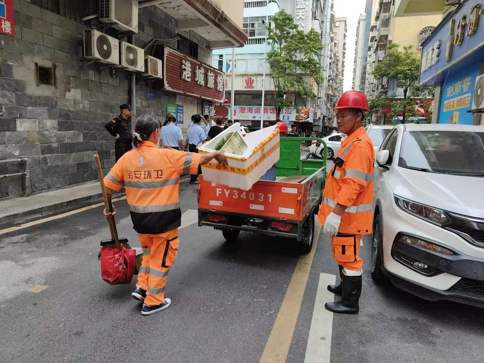 福永街道持续开展环境综合整治行动